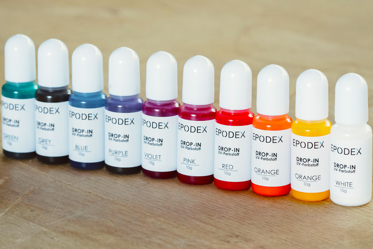 Pigmentos para resina epoxi de EPODEX