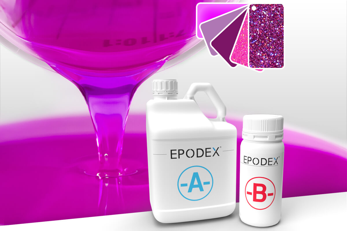 Resina Epoxi pigmentos metálicos - Epodex - España