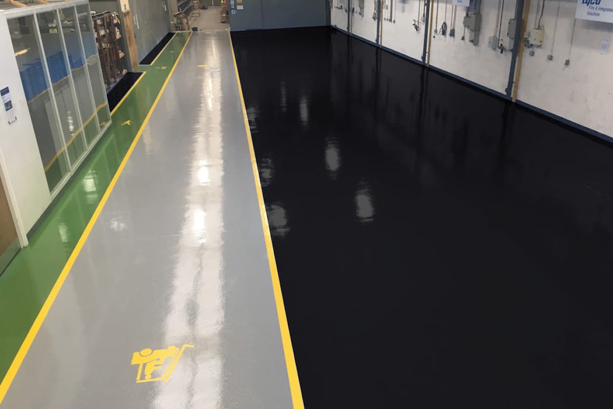 Concrete Paint 2K - Jet Black Epoxy Floor to Paint on
