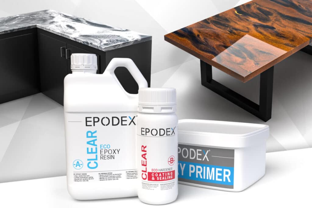 EPODEX - Résine Époxy - Transparent / Incolore - 3kg - ECO System (1CM)
