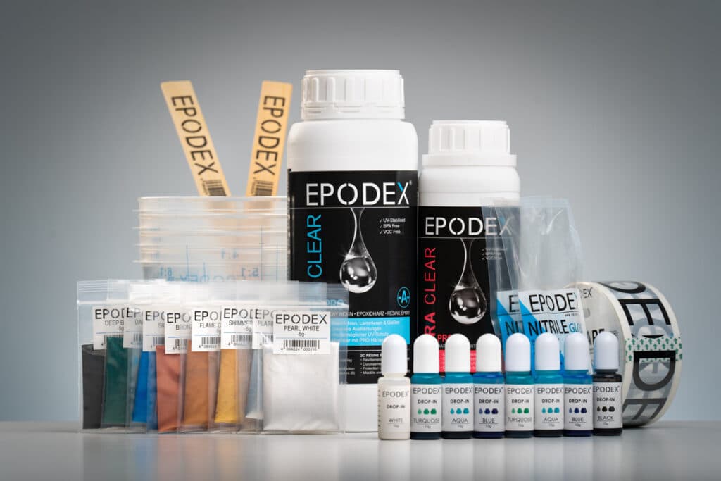 sample set beginner kit epoxy resin epodex 2